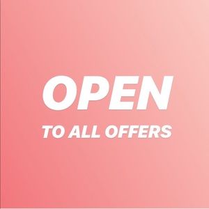 All reasonable offers will be considered!